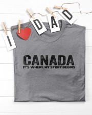 Canada - My Story Begins Classic T-Shirt apparel-classic-tshirt-lifestyle-front-207