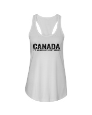 Canada - My Story Begins Ladies Flowy Tank tile