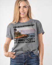 Connecticut Only Place Lives In Me Classic T-Shirt apparel-classic-tshirt-lifestyle-front-100