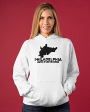 Philadelphia It's Not For Everyone Hooded Sweatshirt apparel-hooded-sweatshirt-lifestyle-front-86
