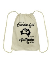 CANADIAN GIRL IN AUSTRALIA Drawstring Bag tile