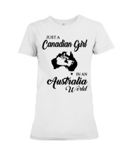 CANADIAN GIRL IN AUSTRALIA Premium Fit Ladies Tee tile