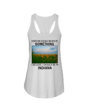 Should Be In Indiana Ladies Flowy Tank tile
