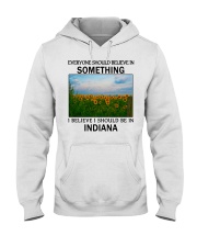 Should Be In Indiana Hooded Sweatshirt front