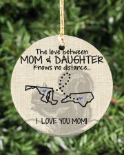 The Love Mom Daughter North Carolina Maryland Circle ornament - single (porcelain) aos-circle-ornament-single-porcelain-lifestyles-02