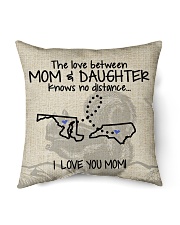The Love Mom Daughter North Carolina Maryland Indoor Pillow tile