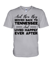 Moved back to Tennessee V-Neck T-Shirt tile