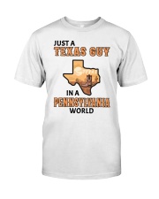 Texas Guy Living In Pennsylvania Classic T-Shirt tile
