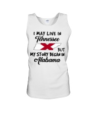 Began In Alabama - Live In Tennessee Unisex Tank tile