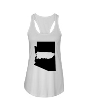 MAP PUERTO RICO IN ARIZONA Ladies Flowy Tank tile