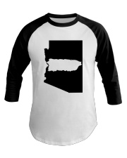 MAP PUERTO RICO IN ARIZONA Baseball Tee tile