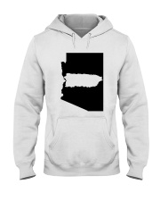 MAP PUERTO RICO IN ARIZONA Hooded Sweatshirt tile
