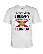 Therapy - Go To Florida V-Neck T-Shirt tile