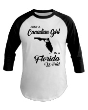 CANADIAN GIRL IN FLORIDA Baseball Tee tile