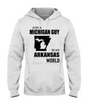 MICHIGAN GUY IN ARKANSAS Hooded Sweatshirt tile