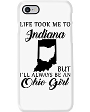 OHIO GIRL LIFE TOOK ME TO INDIANA Phone Case tile