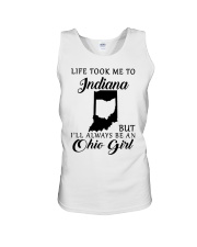 OHIO GIRL LIFE TOOK ME TO INDIANA Unisex Tank tile