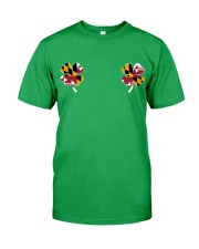 Maryland Flag - Four Leaf Clover Classic T-Shirt front