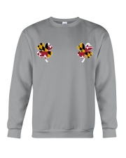 Maryland Flag - Four Leaf Clover Crewneck Sweatshirt tile