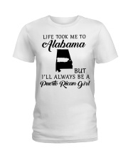 LIFE TOOK ME TO OHIO BE A PUERTO RICAN GIRL Ladies T-Shirt tile
