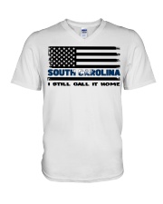 Flag South Carolina- Call It Home V-Neck T-Shirt tile