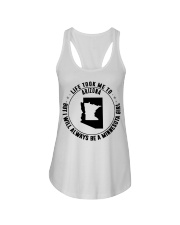 LIFE TOOK ME TO ARIZONA BE A MINNESOTA GIRL Ladies Flowy Tank tile