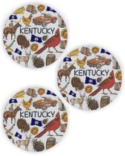 Kentucky Symbol Circle Ornament (Wood tile