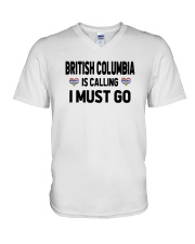 British Columbia Is Calling V-Neck T-Shirt tile