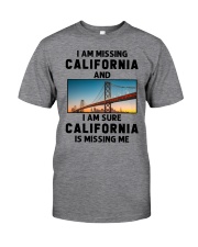 I Am Missing California Classic T-Shirt front