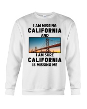 I Am Missing California Crewneck Sweatshirt tile