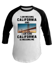 I Am Missing California Baseball Tee tile