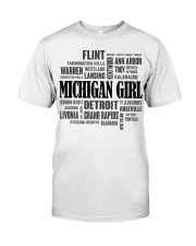 Michigan girl cities Classic T-Shirt tile