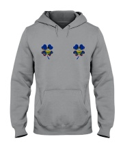 Pennsylvania Flag - Four Leaf Clover Hooded Sweatshirt tile