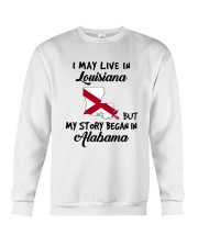 Began In Alabama - Live In Louisiana Crewneck Sweatshirt tile