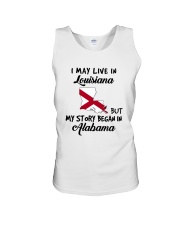 Began In Alabama - Live In Louisiana Unisex Tank tile