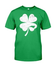 North Carolina Map - Four Leaf Clover Classic T-Shirt front