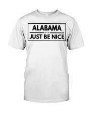 Alabama Just Be Nice Classic T-Shirt tile