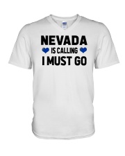 Nevada Is Calling V-Neck T-Shirt tile
