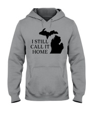 Michigan i still call it home Hooded Sweatshirt tile