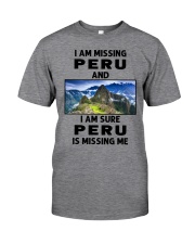 I Am Missing Peru Classic T-Shirt front