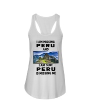 I Am Missing Peru Ladies Flowy Tank tile