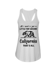 A Little Trip Around California Ladies Flowy Tank tile