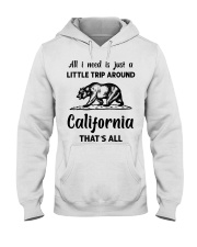 A Little Trip Around California Hooded Sweatshirt tile