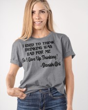 Danish Girl Gave Up Thinking Classic T-Shirt apparel-classic-tshirt-lifestyle-front-100