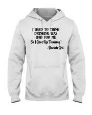 Danish Girl Gave Up Thinking Hooded Sweatshirt tile