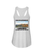 Virginia Only Place Lives In Me Ladies Flowy Tank tile