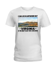 Virginia Only Place Lives In Me Ladies T-Shirt tile