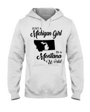 MICHIGAN GIRL IN MONTANA Hooded Sweatshirt tile
