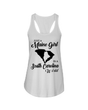 MAINE GIRL IN SOUTH CAROLINA Ladies Flowy Tank tile