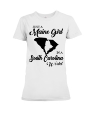MAINE GIRL IN SOUTH CAROLINA Premium Fit Ladies Tee tile